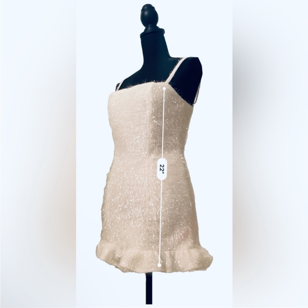 DOLLS KILL / SUGAR THRILLZ Fluffy Party Mini Dress - Picture 4 of 5